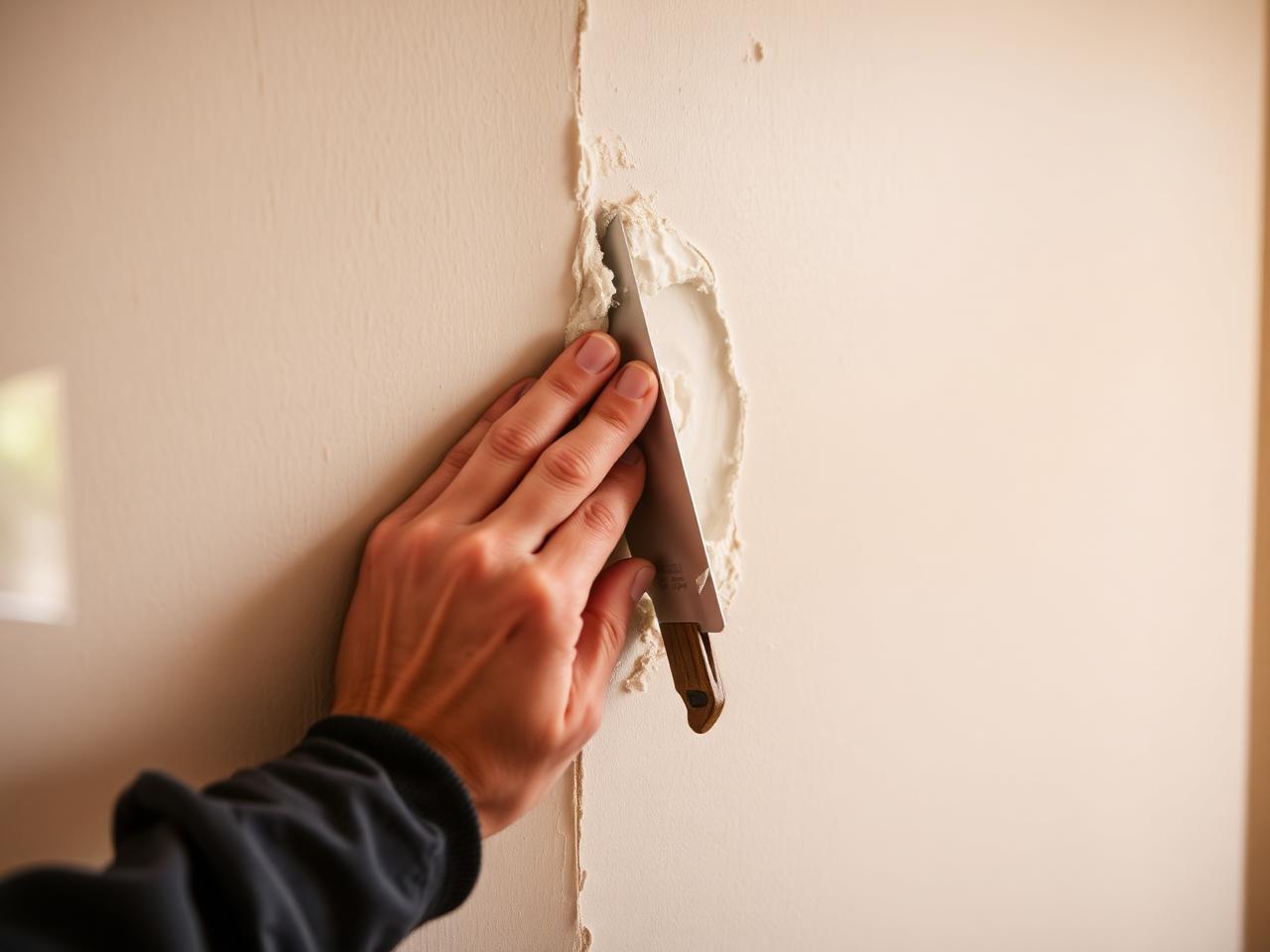 Drywall Repair example